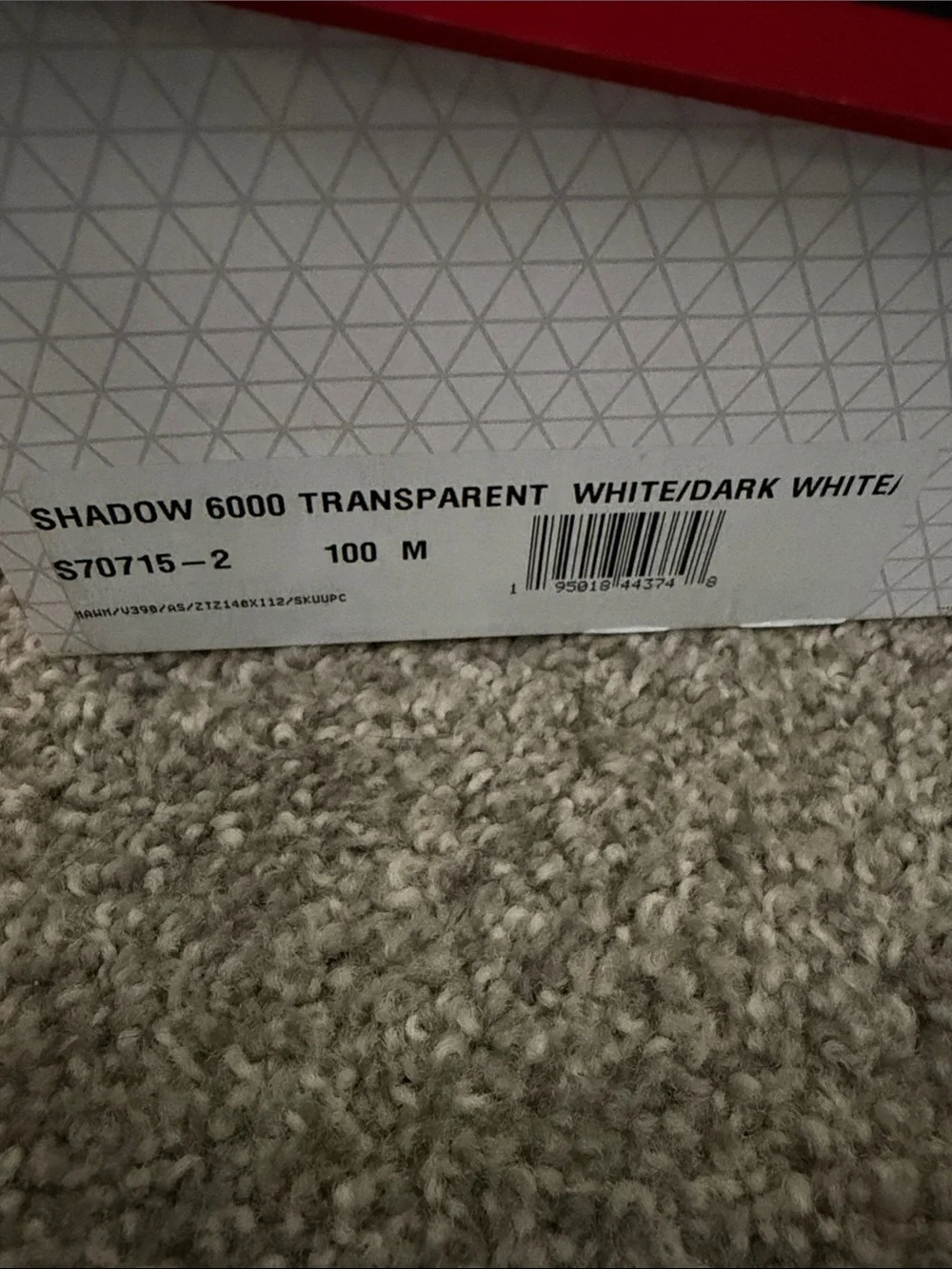 Saucony White, dark white Shadow 6000 Athletic Sneakers